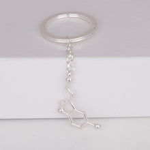 2016 Love Dopamine keychain  Structural Formula Chemical keychains Love Hap