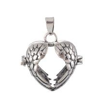 Metal Bola Fashion Sounder Ball Heart Angel Wings Pendant for Necklace DIY