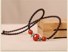 Ethnic Necklace Vintage Round Beads Jewelry Chinese Wind Clavicle Chain Jew