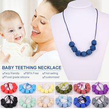 FK044 Classic Teething Necklace FDA Approved Silicone Jewels Baby Teethers