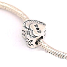 Fit european Bracelets 2017 spring mother day gift heart charm MoM heart be