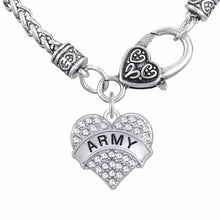 Lemegeton Military Jewelry ARMY & ARMY BRAT  DAUGHTER SISTER   MOM GIRL Fas