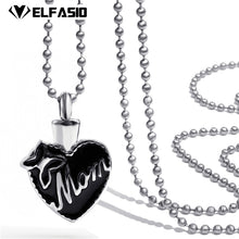 Women's Girls Stainless Steel Pendant Chain Mom Heart Love Butterfly Cremat