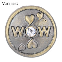20PCS/Lot Wholesale Vocheng Ginger Snap Jewelry 18mm Love Mom Bronze Charms
