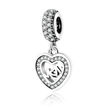 Fit Original Pandora Charms Bracelet 100% 925 Sterling Silver Bead Mom Dang