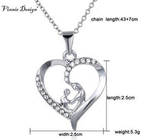 Vinnie Design 925 Sterling Silver Necklace Fashion Pendant Necklace for Mot