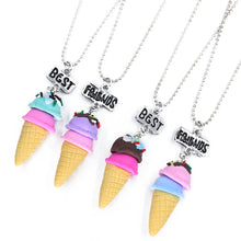 Mom And Daughter Jewelry 2Pcs/ Set Best Friends Charms BFF Ice Cream Food P