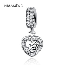 Fit Pandora Original Charms Bracelet 100% 925 Sterling Silver Bead Mom Dang