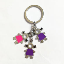 Baby Design KeyChain Zinc Alloy Not Fade Flash Bright Metal Keychain Bag Ke