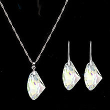 Austria Crystal Jewelry Sets Geometry jewelry fashion simple Stone ax jewel