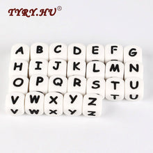200pc Alphabet Silicone Teething Beads with Letters Mom & Kids DIY Stylish