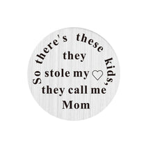 Fashion Style Newest Floating Charms Stainless Steel Kids& Mom Window Plate