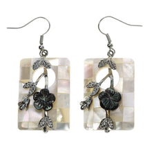 Natural shell flower drop dangle earrings fashion jewelry mothers day gifts