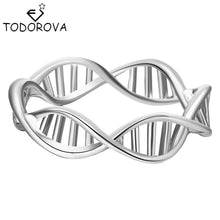 Todorova 10pcs Wholesale Fashion Rings Science Biology DNA Chemistry Molecu