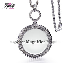 Dreamcarnival1989 Women Long Chain Necklaces 2X Zoom Lens Pendant for Paren