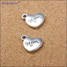 High Quality 10 Pieces/Lot 14mm*18mm Antique Silver Plated Letter Printed H