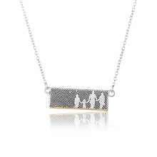Fashion Necklace Mama Mom Family Necklaces pendant Silver plated Love Boy G