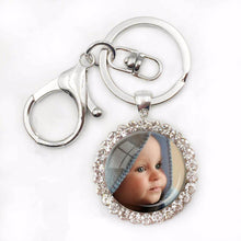 Newest 2017 Personalized Photo Key Chain Photo of Your Baby Child Mom Dad G