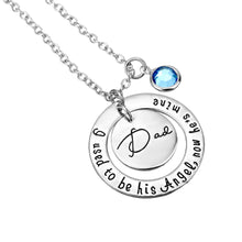 2017 new Father's day Mother Day's Jewelry necklace In Memory Of Dad/Mom Ne