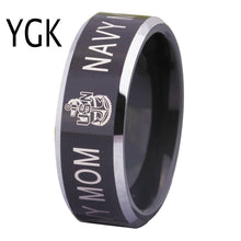 Free Shipping YGK JEWELRY Hot Sales 8MM The Army Military Navy Mom Design M