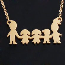 Fashion  Jewelry Necklace Mama Family of Five Pendant Necklace Fashion Mom