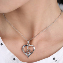 1 PCS Jewelry New Mother's Day Gift Crystal Mom and Baby Love Heart Pendant