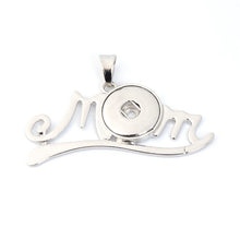Hot Sale Bohemian MOM Snap Jewelry Button Pendant Necklaces OEM, ODM (Fit 1
