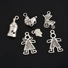 30PCs Baby Figure Series Pendant Cute Charms For Jewelry Love Gift For Moms