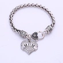 Mother's Day Gift for Mom Bracelet Crystal Rhinestone Stone Godmother Mum B