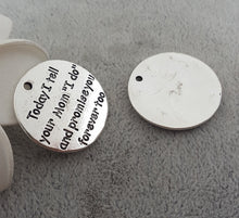 50pcs/lot 25mm lettering Today I tell your Mom "I do" and Promise you forev
