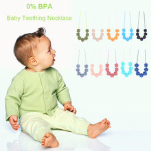 Romacci 100% Food Grade Bady Chew Teething Teether Necklace Soft Beads for