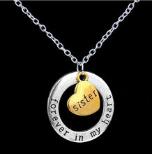 2016 I love you Necklace Mom Dad Sister Friendship Brother Son Daughter mot