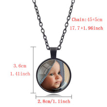 PERSONALIZED Photo Pendant Custom Necklace Photo of Your Baby Child Mom Dad