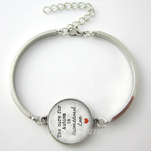 The Cure for Autism is Unconditional Love Pendant bangle Autism Jewelry mot