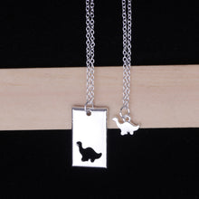 Little dinosaur Mother Daughter Necklace Set Mom and Daughter Jewelry Mothe