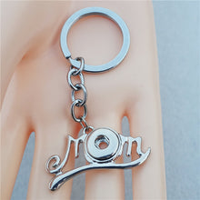 Fashion Mom Metal 12MM Snap Buttons Key Rings Key Chains Mother Jewelry Gif