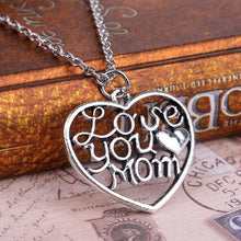 2016 Hollow Alloy Peach Heart Pendant Women Necklace Mothers Day Gift Jewel