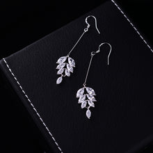 Dorado new fashion high quality clear zircon flower leaf shaped tassel dang