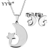 YYW European Lover Woman Gifts Mom Original Color Stainless Steel Chain Jew