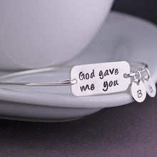 God Gave Me You Bracelet,  Mother's love Bracelet, Christmas Gift for Mom,