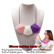 100% Food Grade Teething Teether Necklace Soft Beads for Chew Baby Toddler