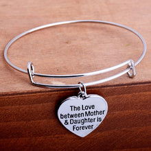 Family Bracelet The Love Between Mother And Daughter Is Forever Bangle Wome