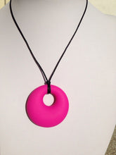 Silicone Teething Necklace Pendants for mom to wear and baby to enjoy round