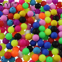 YYW 100PCs 10mm Round Silicone Beads Mom Gifts DIY Necklaces Safe Food Grad