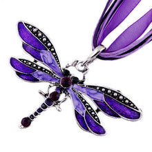 YYW Hot Sale Women Mom Colorful Enamel Dragonfly Pendant Choker Necklace Ri