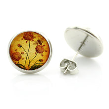 TAFREE exquisite handmade Poppy Flower women charms stud earrings fashion s