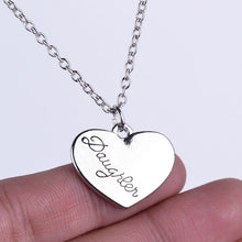 10sets/lot Fashion MOM Jewelry 2 Piece Mother Daughter Heart Cutout Pendant
