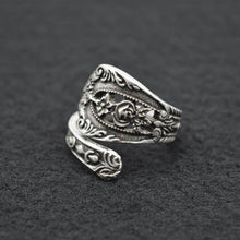 12pcs Vintage Spoon Ring Jewelry For Women Anniversary Wedding Rings Birthd