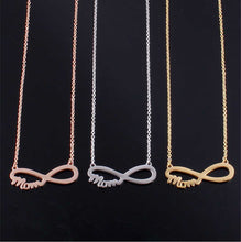 2016 Fashion 8 character Forever Love For Mom Infinity letters Pendant Cola