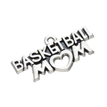 HAEQIS Top Quality Vintage Basketball Mom Alloy Letter Charms 14*28mm 50pcs